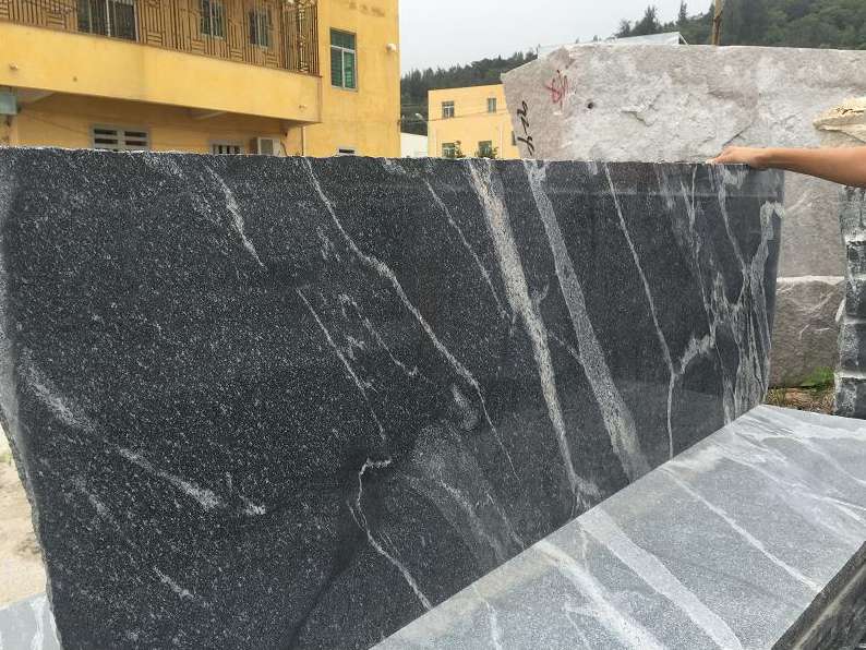 Jet Mist Granite Slabs Polished