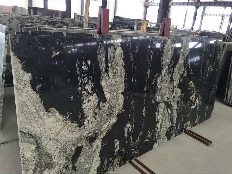 Cosmic Black Granite Slab