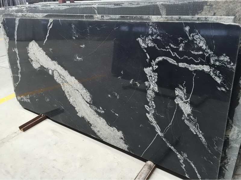 Cosmic Black Granite Slabs